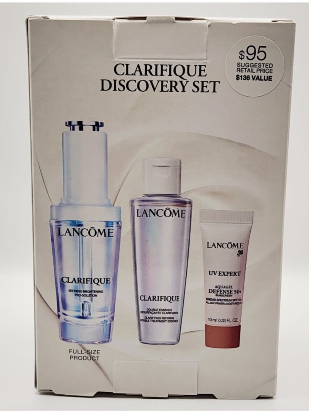 Lancome Clarifique Discovery Set 3-Pc Gift Kit (Sunscreen, Serum, Face Essence)